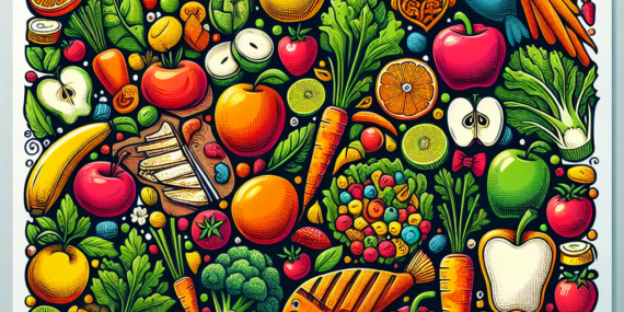 Explore Your Creativity: Easy-to-Draw Healthy Food Poster Ideas